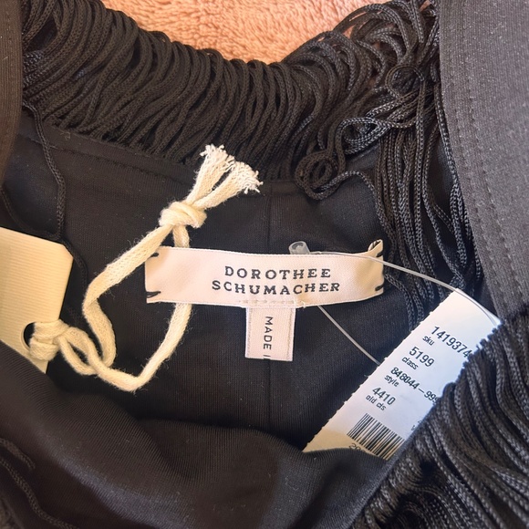 Dorothee Schumacher Black Fringe Dress - Picture 3 of 4